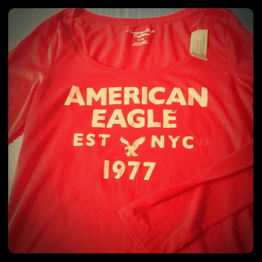 Long sleeved red shirt